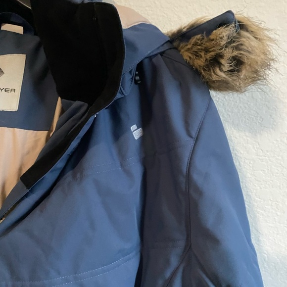 Obermeyer Tuscany ll Insulated Thermore Blue Fur-Trimmed Hooded Winter Jacket 20 - Picture 6 of 16